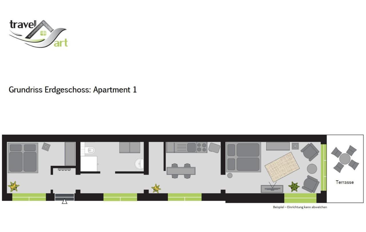 Travel Art Boardinghouse Aparthotel Нойрупин Екстериор снимка